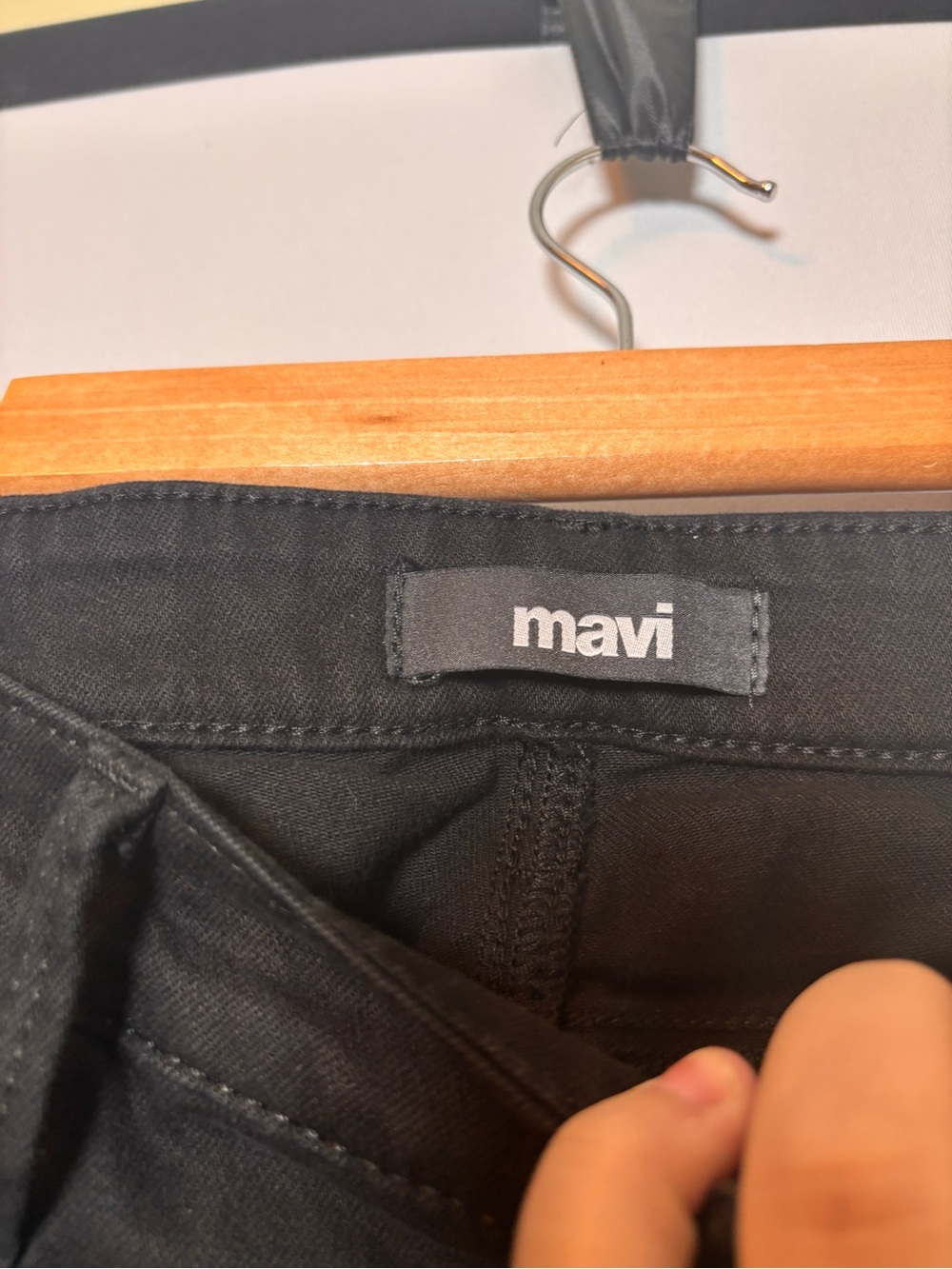 Mavi Jeans Mens 32x30 Black Straight Leg Slim Fit Dark Wash Stretch Denim Jake - Picture 4 of 8